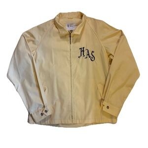 LONDON FOG Vintage Yellow Men’s Jacket Size 46XLong Personalized HAS